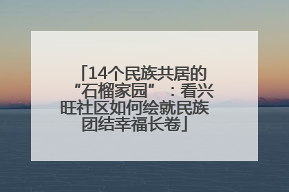 14个民族共居的“石榴家园”：看兴旺社区如何绘就民族团结幸福长卷