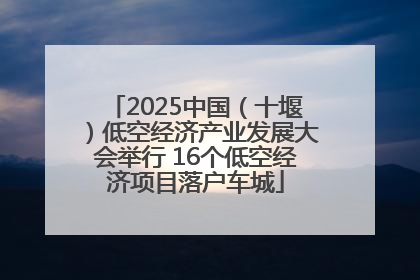 2025中国（十堰）低空经济产业发展大会举行 16个低空经济项目落户车城
