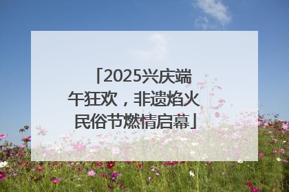2025兴庆端午狂欢，非遗焰火民俗节燃情启幕