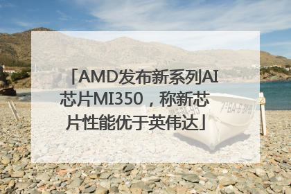 AMD发布新系列AI芯片MI350，称新芯片性能优于英伟达